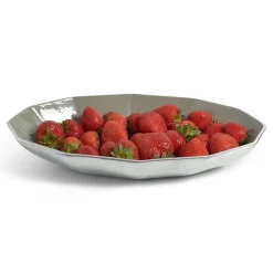 Julia Knight Astra 16" Oval Bowl Platinum Cheap