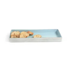 Julia Knight Astra 14" Rectangle Tray Glacial Blue Flash Sale