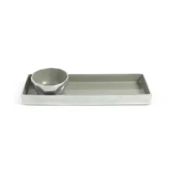 Julia Knight Astra 14" Rectangle Tray Platinum Hot