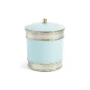 Julia Knight Cascade 5.5" Covered Canister Glacial Blue Online