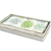 Julia Knight Cascade 9" Guest Towel Tray Mist New