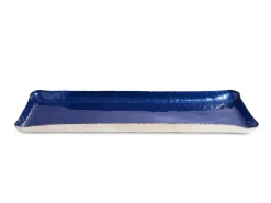 Julia Knight Cascade 17" Rectangle Tray Cobalt Discount