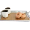 Julia Knight Classic 21" Beveled Tray W/Handles Toffee Outlet