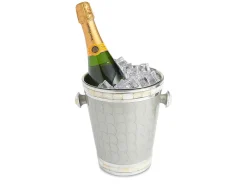 Julia Knight Classic 8" Ice Bucket/ Wine Chiller Platinum Sale