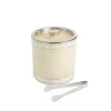 Julia Knight Classic 8" Jumbo Double Walled Ice Bucket With Tongs Snow Fashion