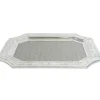 Julia Knight Classic 20" Octagonal Tray Platinum Fashion