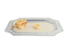 Julia Knight Classic 16" Octagonal Tray Snow Fashion