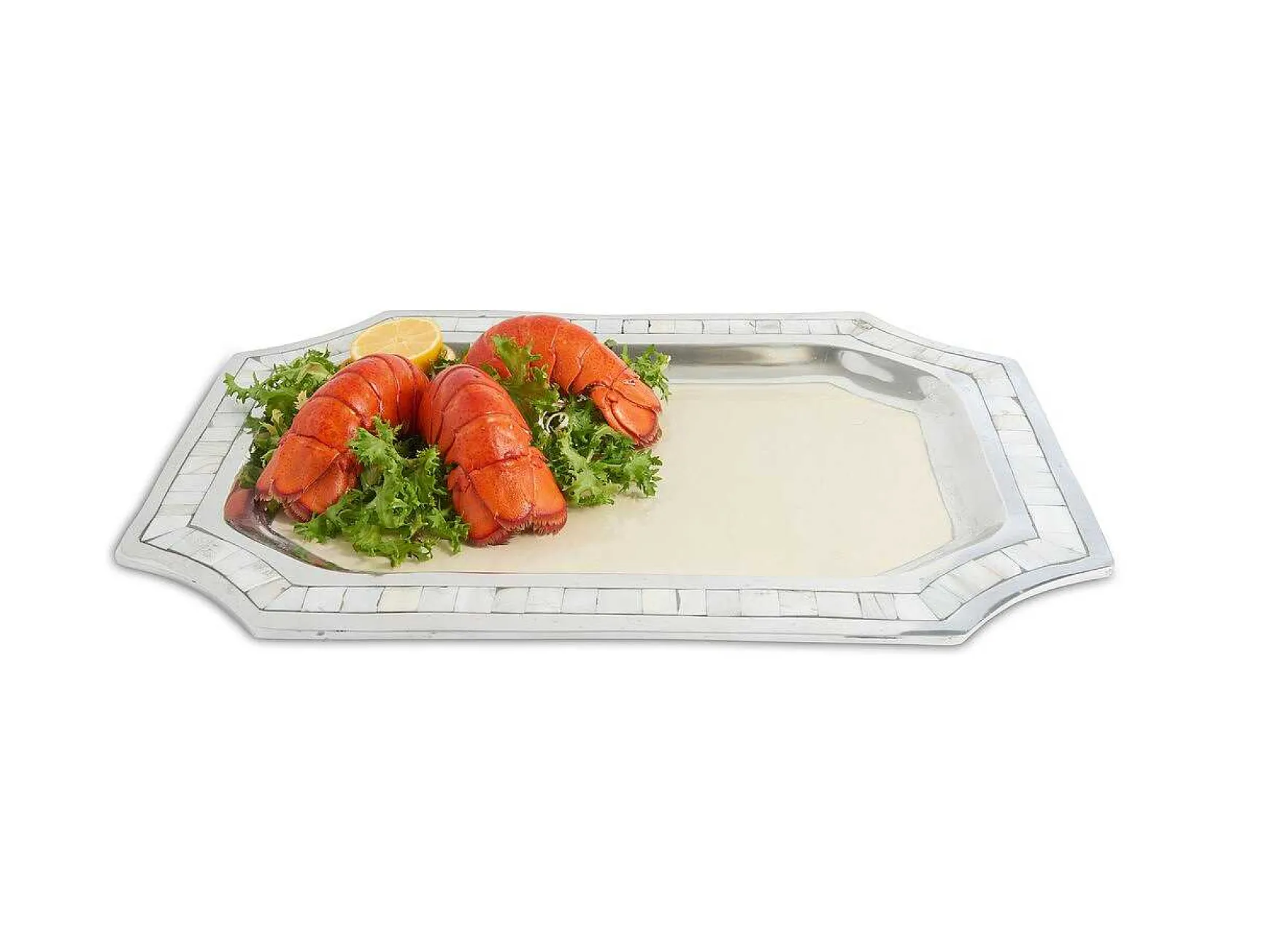 Julia Knight Classic 20" Octagonal Tray Snow Store