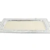 Julia Knight Classic 25" Rectangular Tray W/Handles Snow Cheap