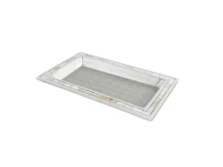 Julia Knight Classic 12" Vanity Tray Platinum Clearance