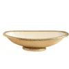 Julia Knight Florentine 24" Oval Bowl Gold Snow Cheap