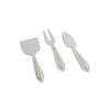 Julia Knight Florentine Cheese Serving Set Silver Cheap