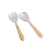 Julia Knight Florentine Salad Serving Set Gold Cheap