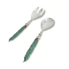 Julia Knight Holly Sprig Salad Serving Set Emerald Store