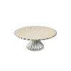 Julia Knight Peony 10 Inch Cake Stand Snow Store