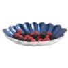 Julia Knight Peony 8" Oval Bowl Sapphire Flash Sale