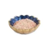 Julia Knight Peony 4" Petite Bowl Gold Sapphire Best