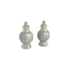Julia Knight Peony 4" Salt & Pepper Set Platinum Cheap