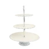 Julia Knight Peony 16" Three - Tiered Server Snow Best Sale