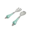 Julia Knight Peony Salad Serving Set Aqua Store