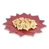 Julia Knight Poinsettia 15" Platter Pomegranate Flash Sale