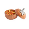 Julia Knight Pumpkin 5" Covered Bowl Spice Clearance