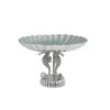 Julia Knight Sea Horse 10" Pedestal Bowl Hydrangea Store