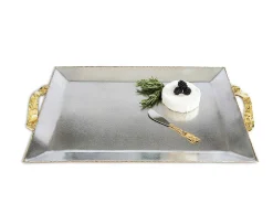 Julia Knight Sierra 20" Rectangular Tray Frosted Outlet