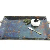 Julia Knight Sierra 20" Rectangular Tray Rainbow Bronze Shop