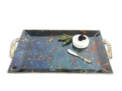 Julia Knight Sierra 20" Rectangular Tray Rainbow Bronze Shop