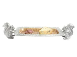 Julia Knight Squirrel 21" Centerpiece Tray Toffee Best Sale