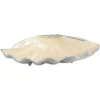 Julia Knight Tahitian Clam Shell 25" Bowl Snow Discount