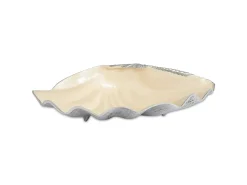 Julia Knight Tahitian Clam Shell 25" Bowl Snow Clearance