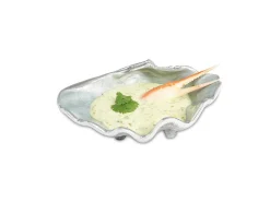 Julia Knight Tahitian Clam Shell 8" Bowl Hydrangea Cheap