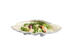 Julia Knight Tahitian Clam Shell 17.5" Bowl Snow Clearance