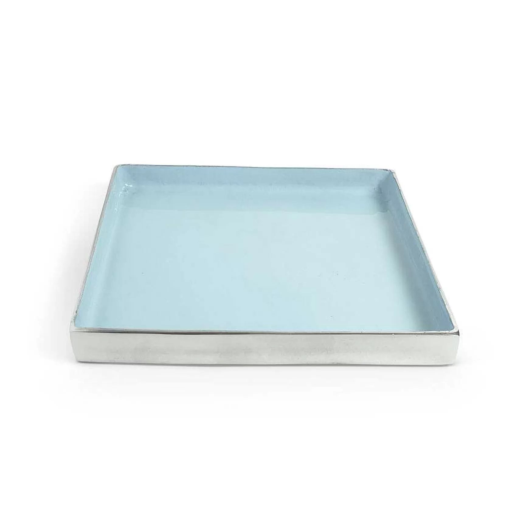 Julia Knight Astra 12.5" Square Tray Glacial Blue Discount