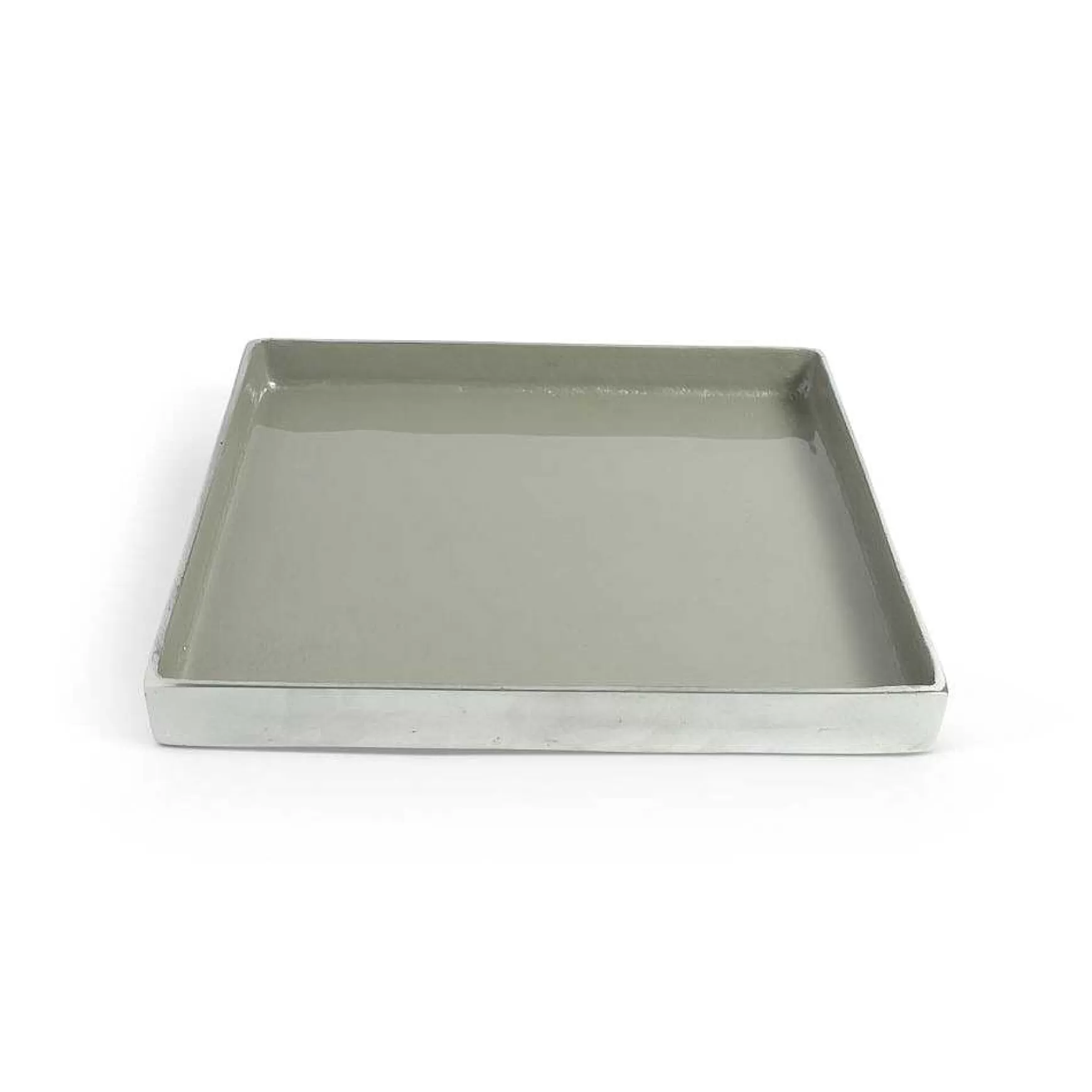 Julia Knight Astra 12.5" Square Tray Platinum Online