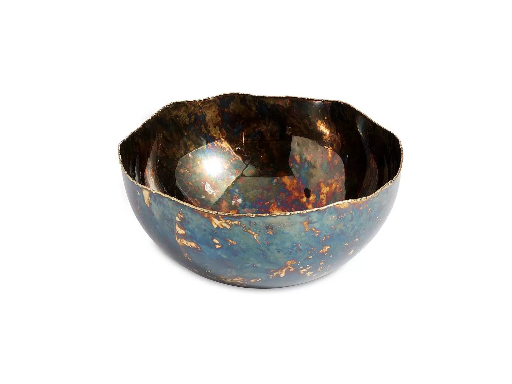 Julia Knight Cascade 10" Bowl Rainbow Bronze Best