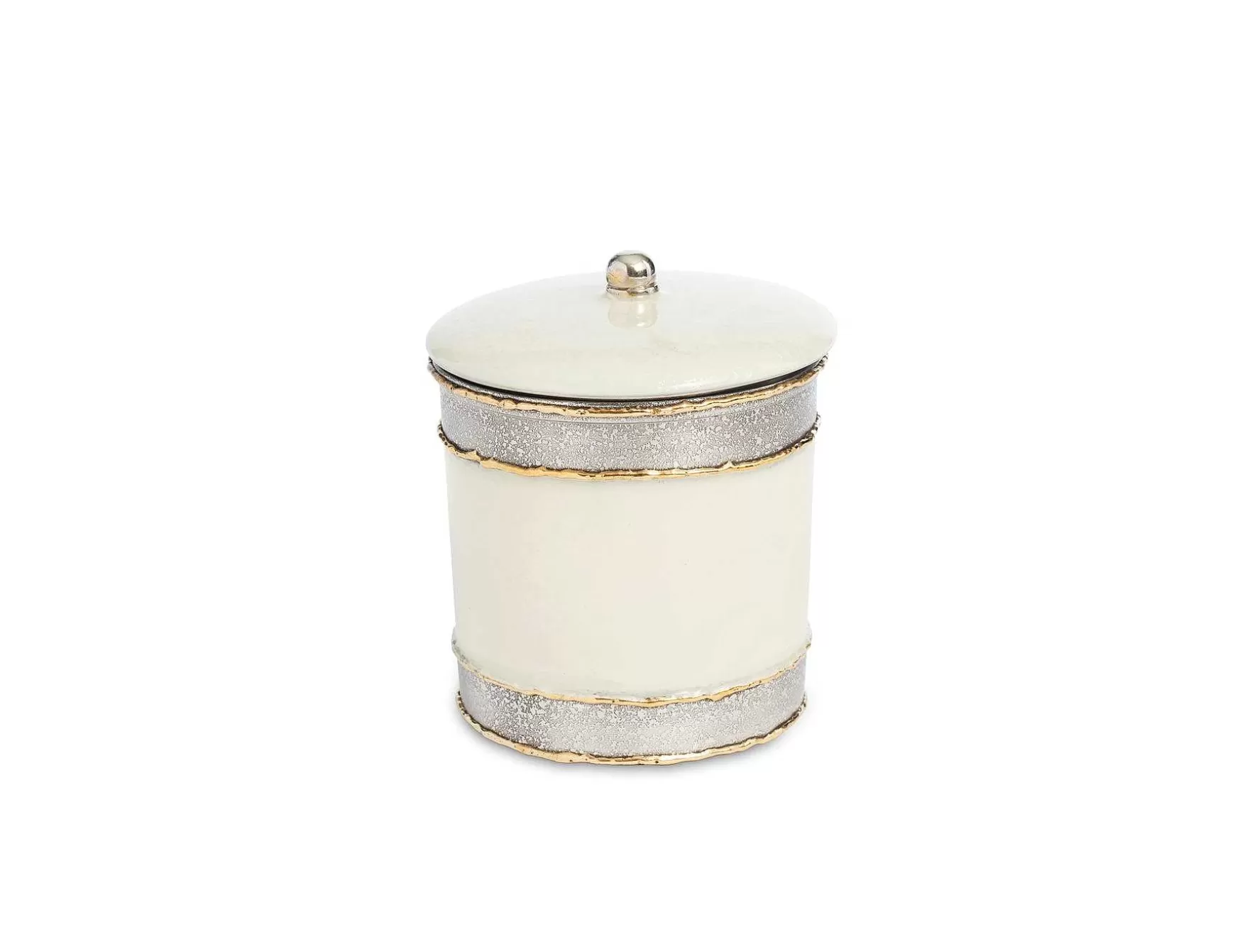 Julia Knight Cascade 5.5" Covered Canister Cloud Flash Sale