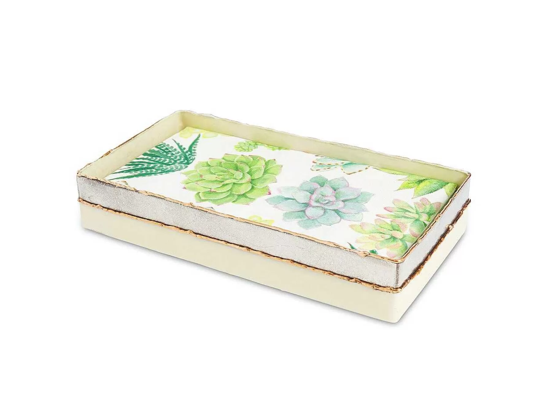 Julia Knight Cascade 9" Guest Towel Tray Cloud Discount