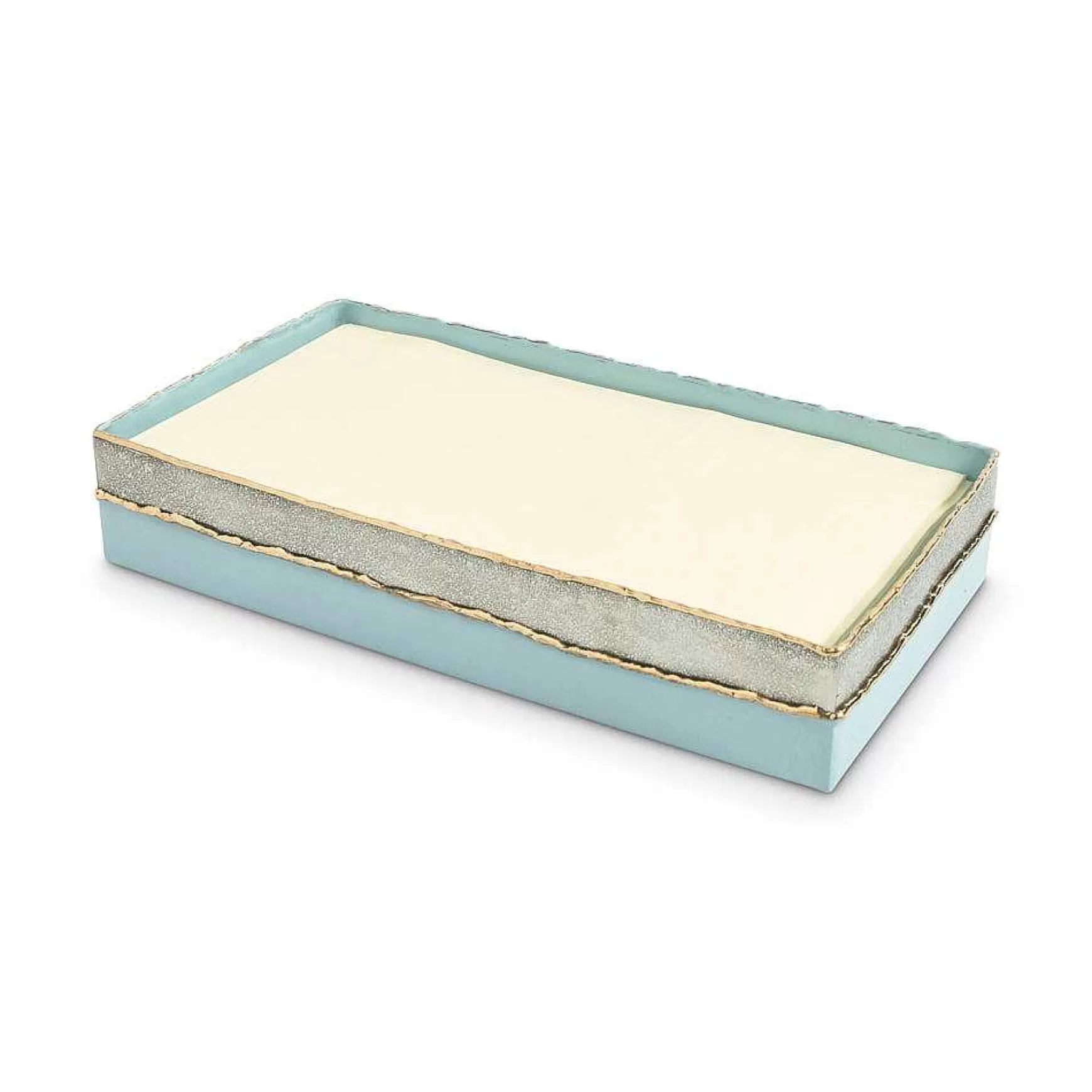 Julia Knight Cascade 9" Guest Towel Tray Glacial Blue Outlet