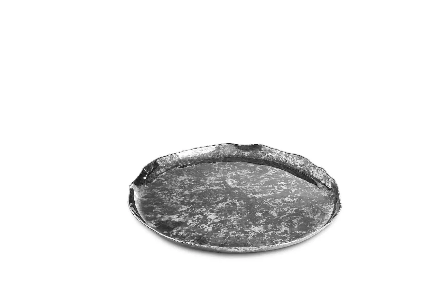 Julia Knight Cascade 13" Round Tray Graphite Discount