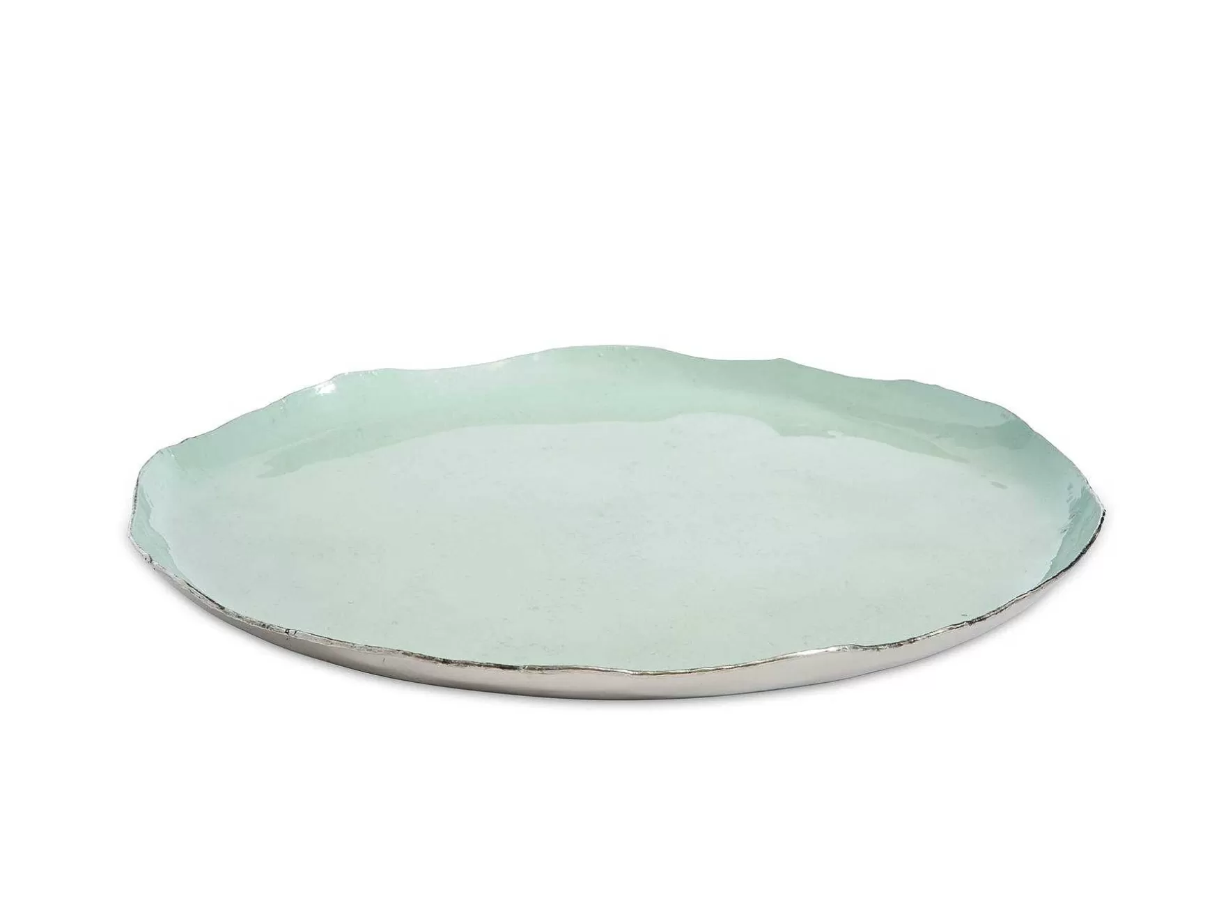 Julia Knight Cascade 13" Round Tray Surf Hot