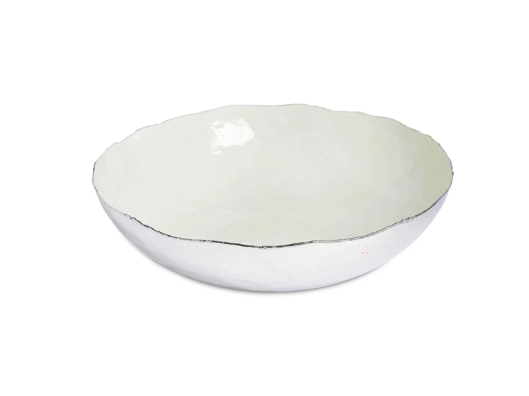 Julia Knight Cascade 14" Shallow Bowl Cloud Hot