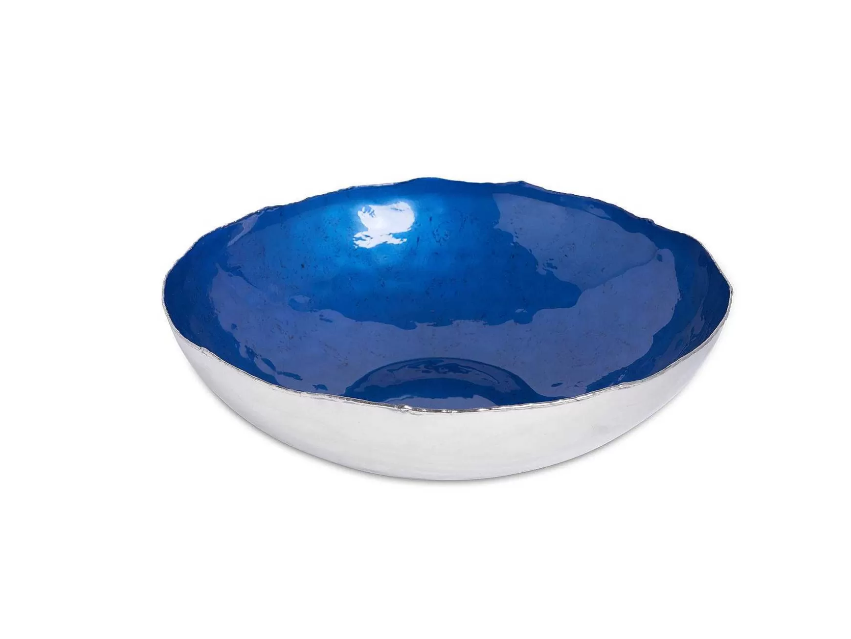 Julia Knight Cascade 14" Shallow Bowl Cobalt Cheap