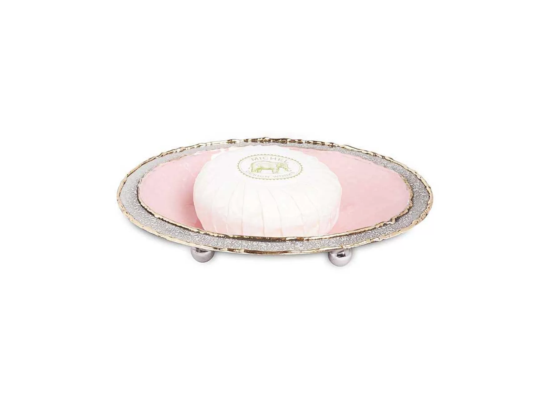 Julia Knight Cascade 6" Soap Dish Pink Lace Store