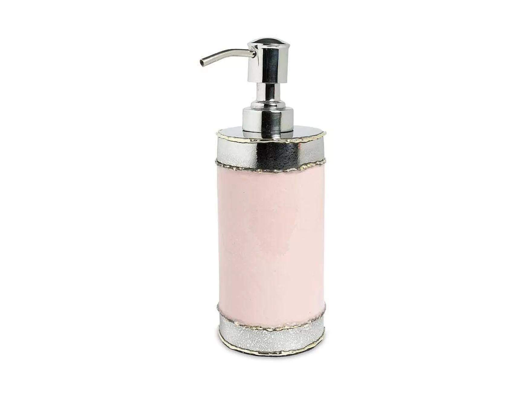 Julia Knight Cascade 7.5" Soap/Lotion Dispenser Pink Lace Clearance