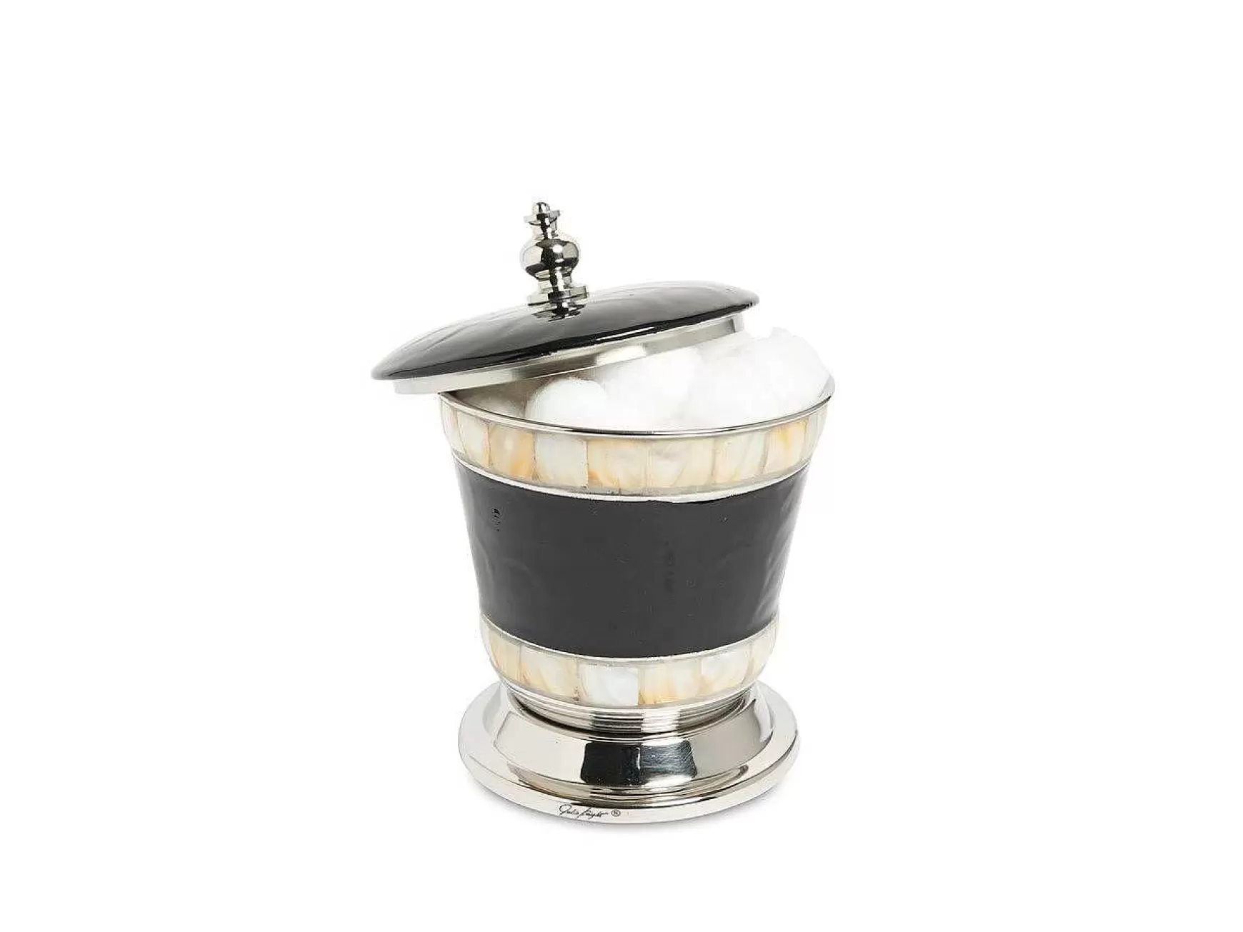 Julia Knight Classic 5.5" Covered Canister Caviar Best