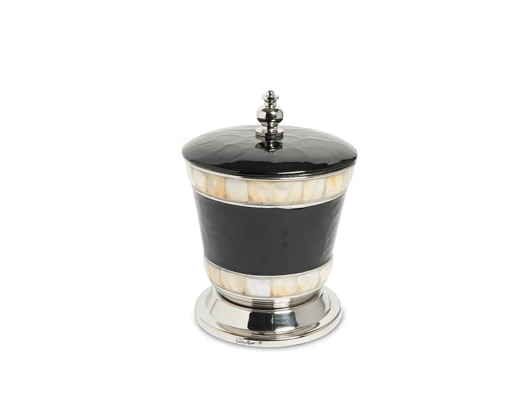 Julia Knight Classic 5.5" Covered Canister Caviar Best