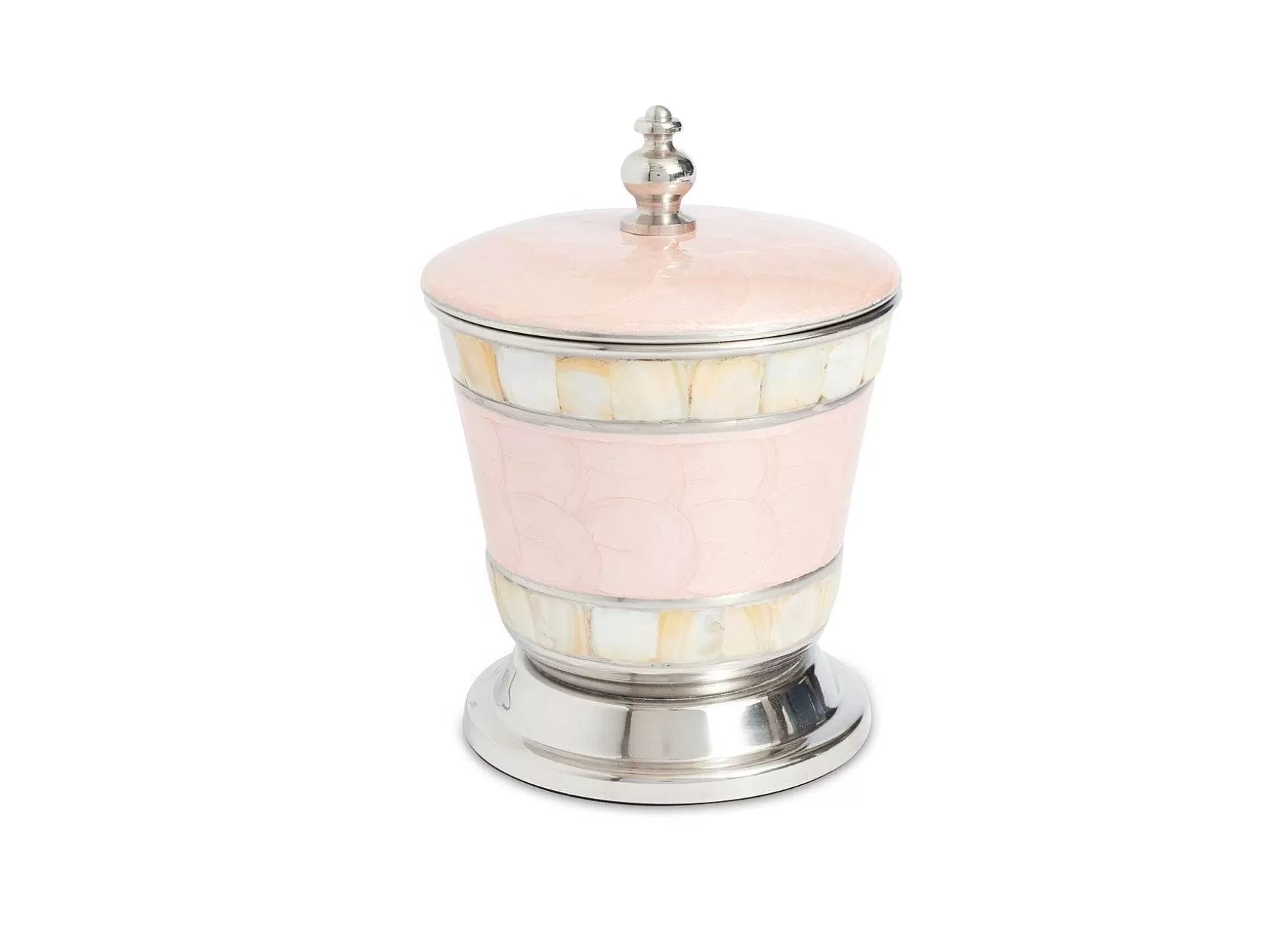 Julia Knight Classic 5.5" Covered Canister Pink Ice Sale